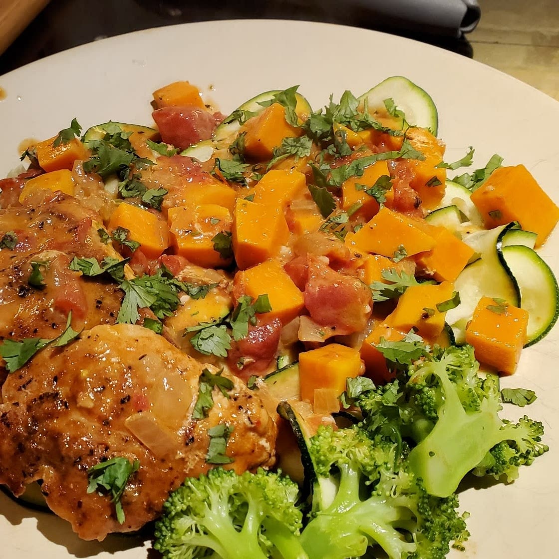 Stovetop Coconut Milk Chicken Breasts