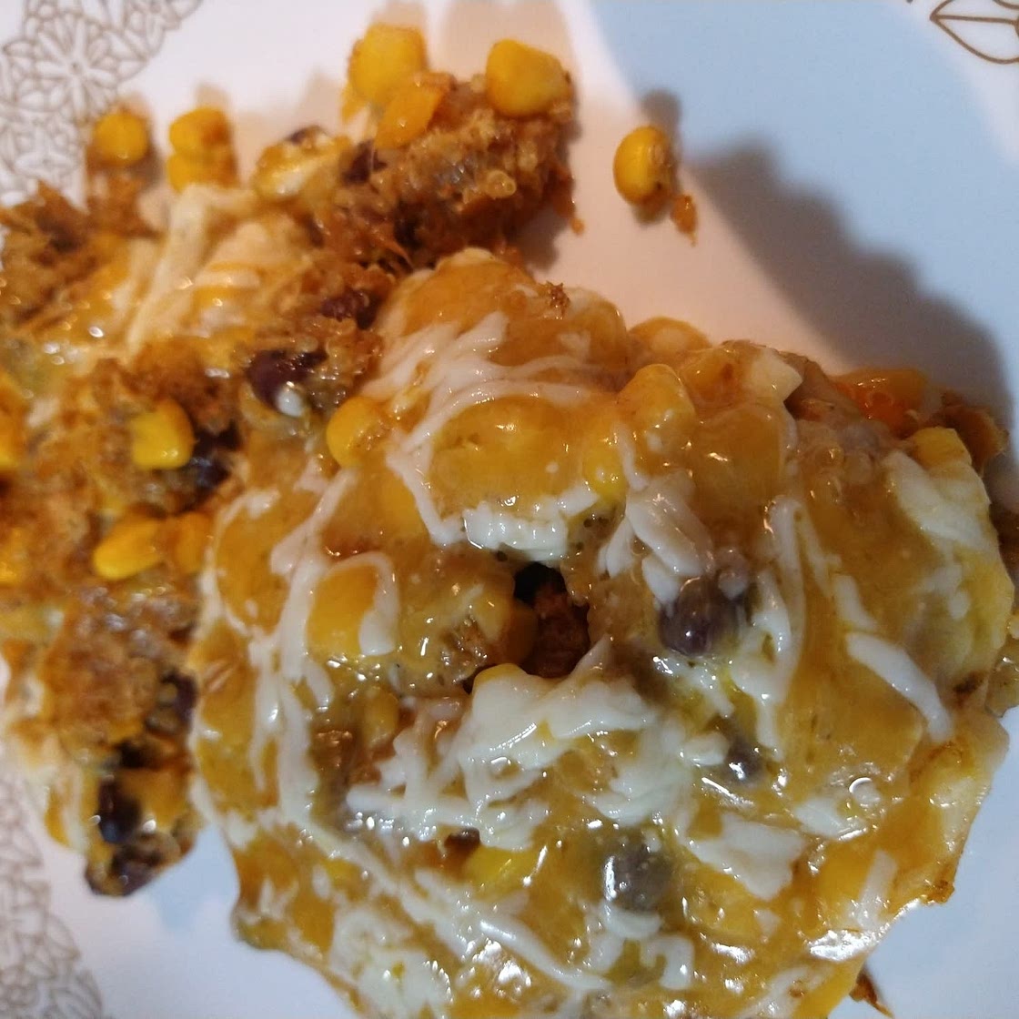 Cheesy Enchilada Rice Skillet