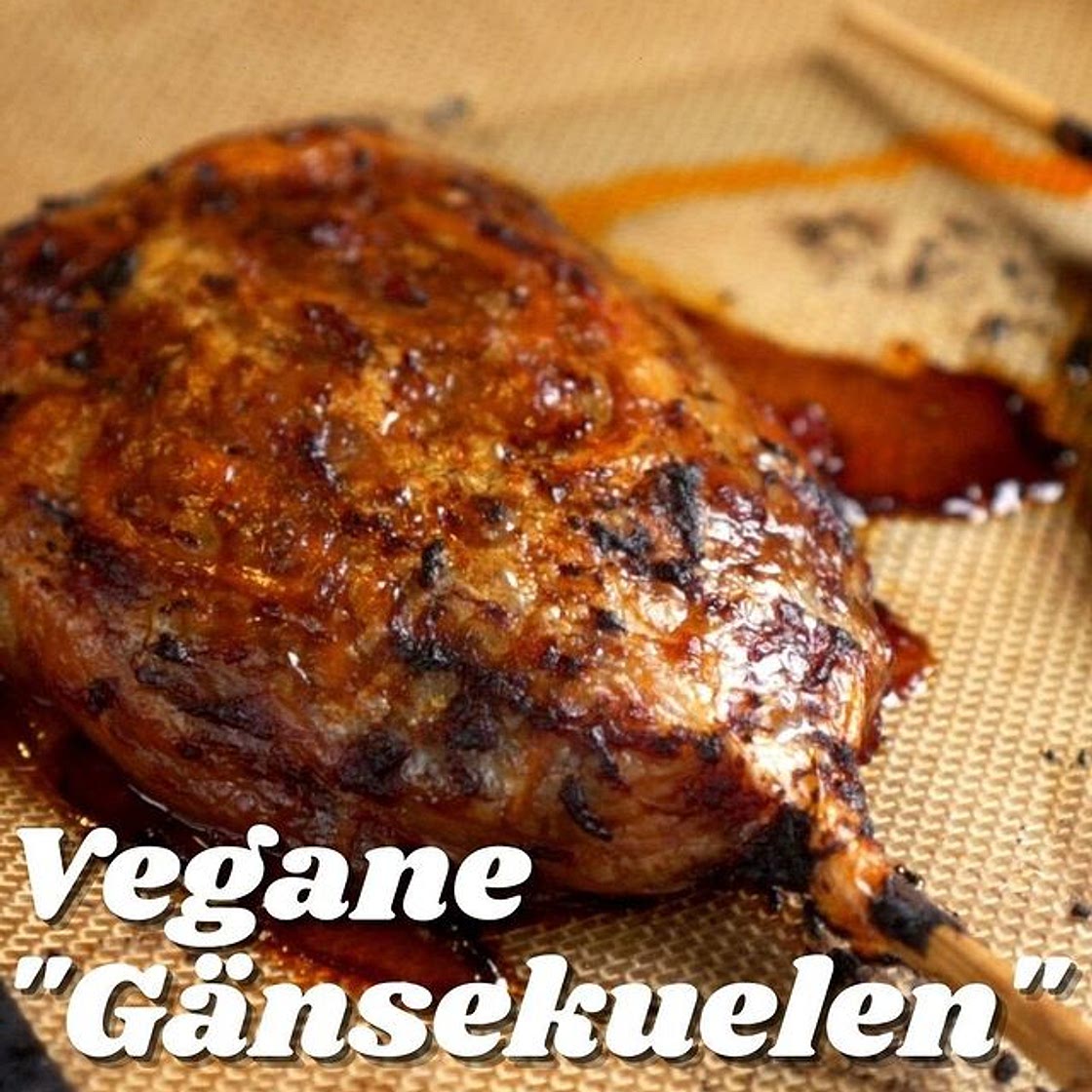 🍄 Vegane „Gänsekeulen“ / Austernpilz-Keulen