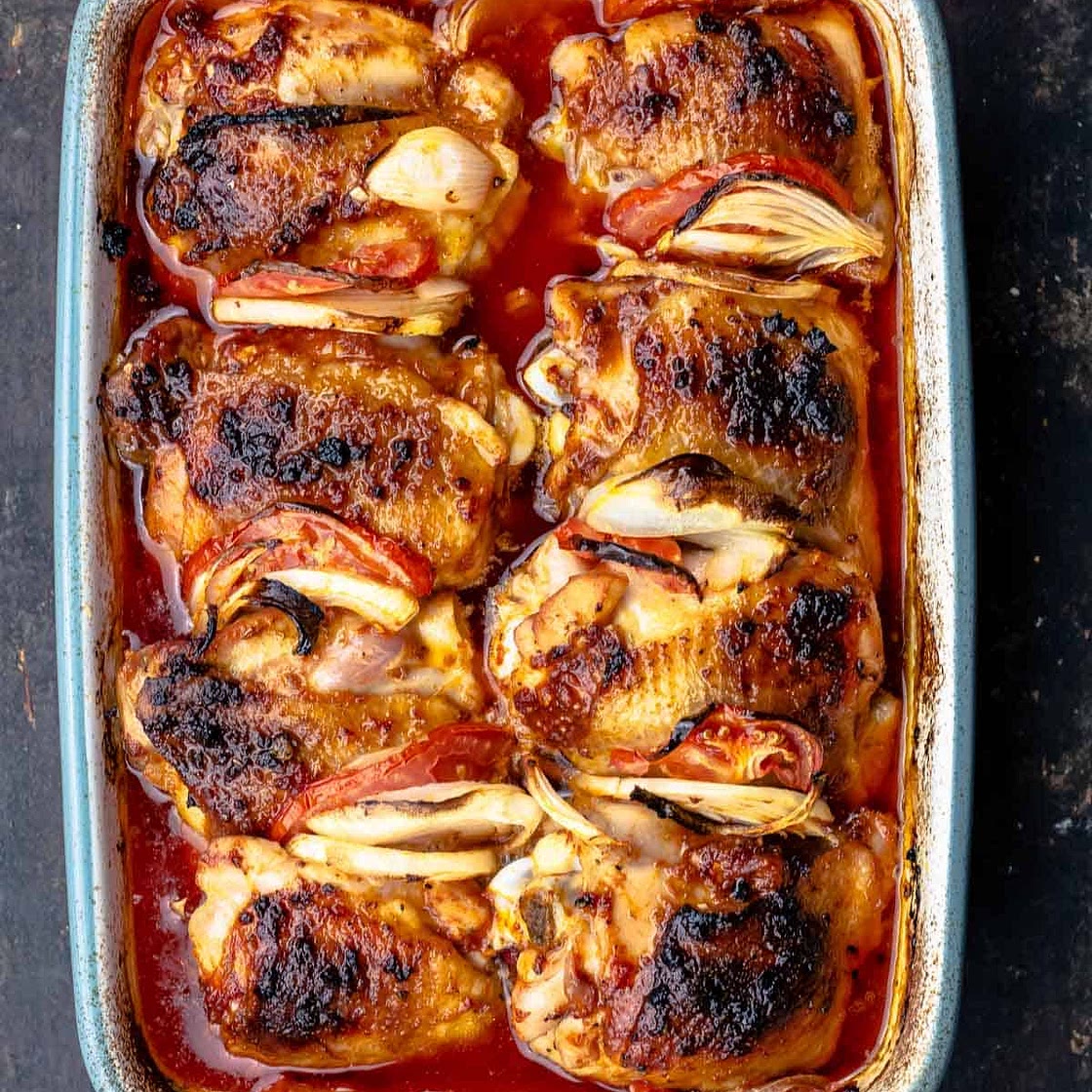Juiciest Baked Chicken Thighs Recipe
