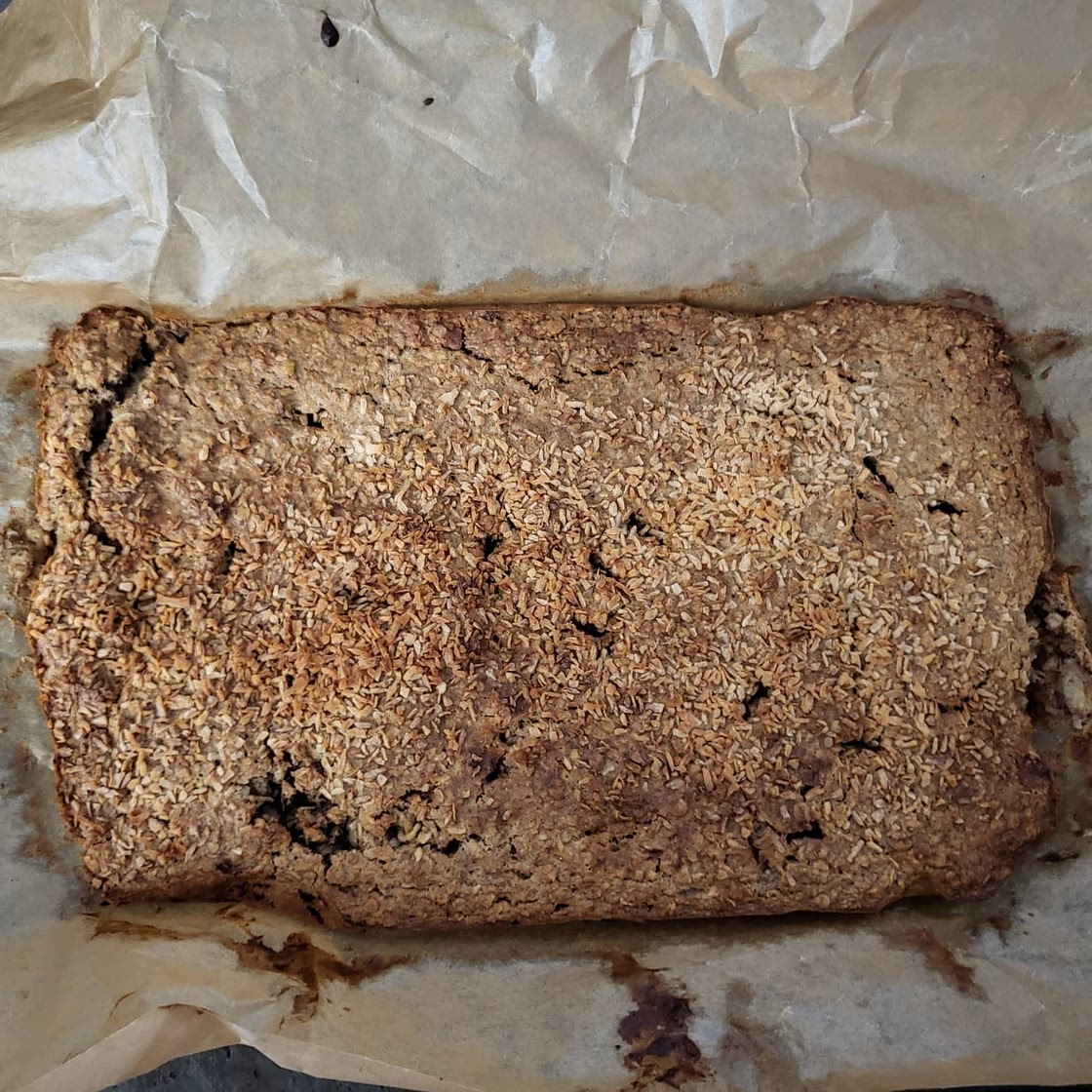 Banana Peanut Butter Oat Bake (toddler + kid-approved) - Baby Foode