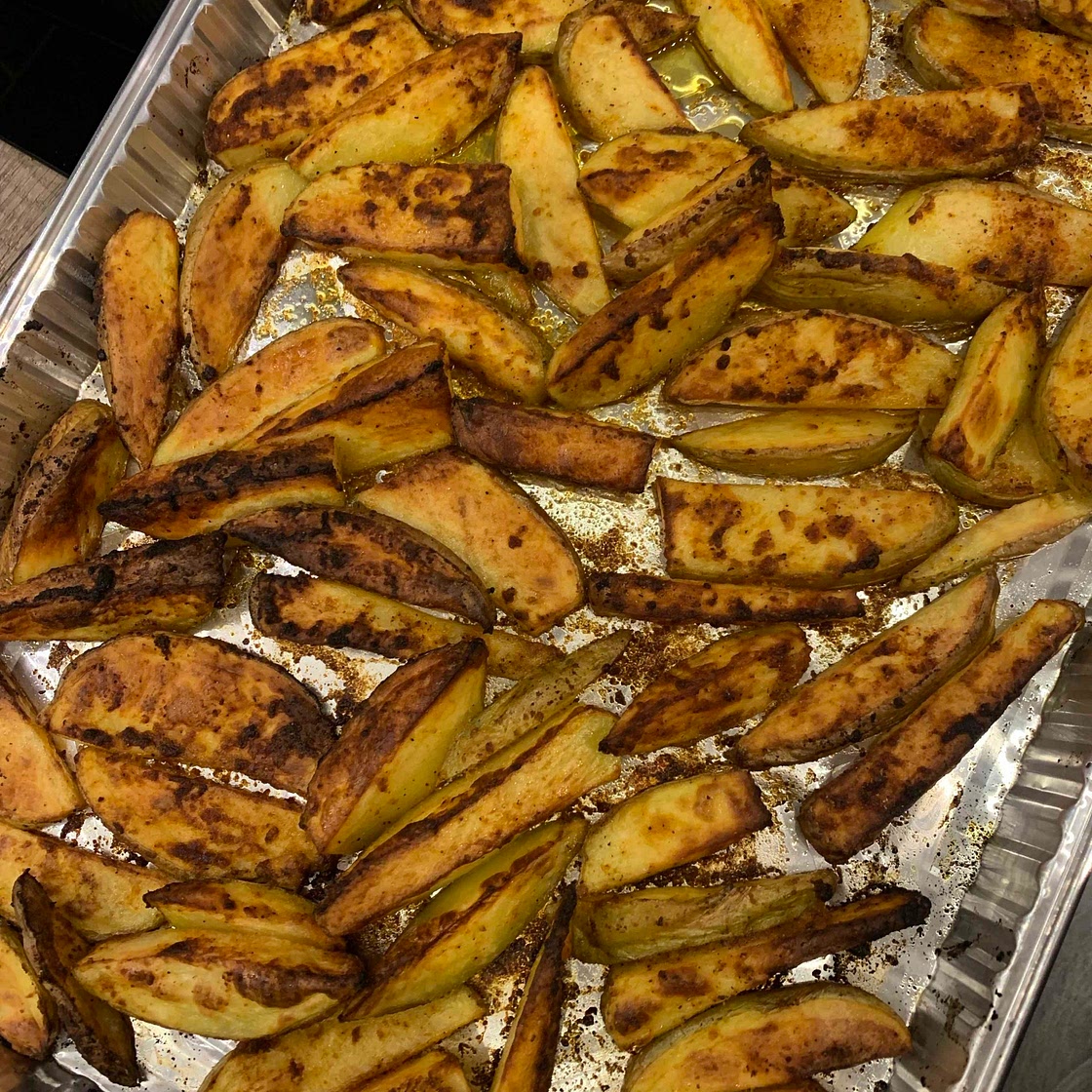 Sina Mizrahi Roasted Potato Wedges 