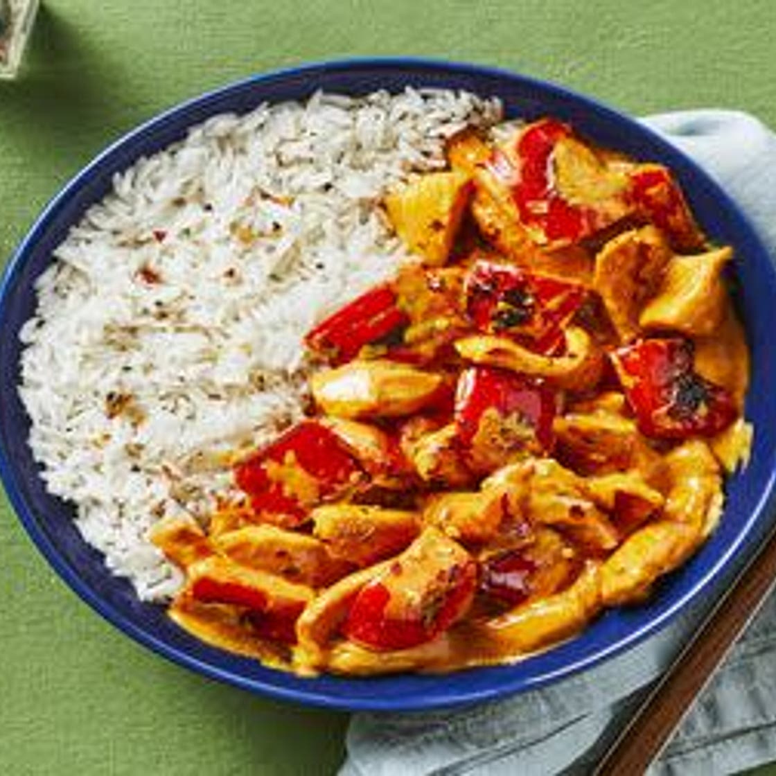 Yellow Curry Chicken and Rice