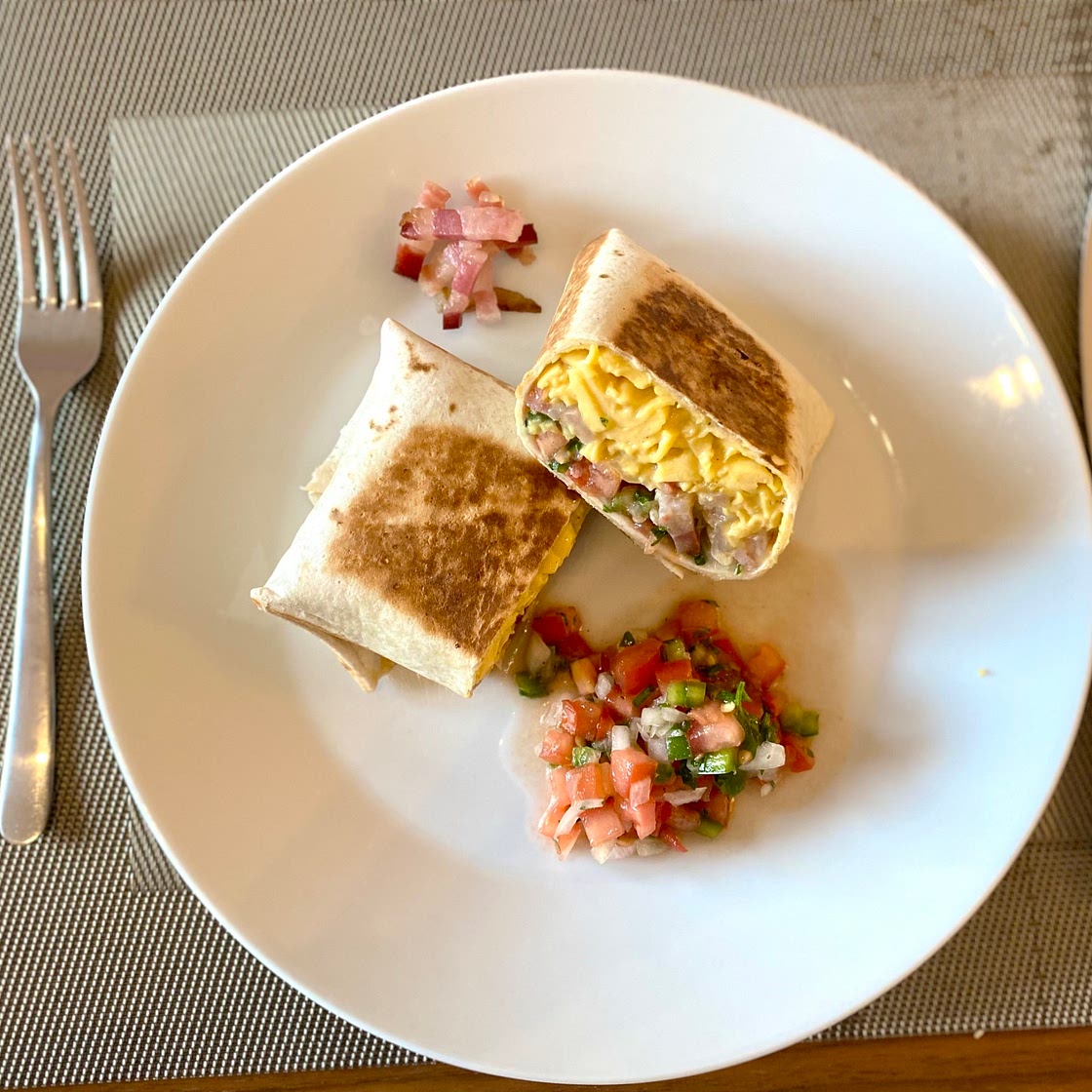 Delicious Breakfast Burrito
