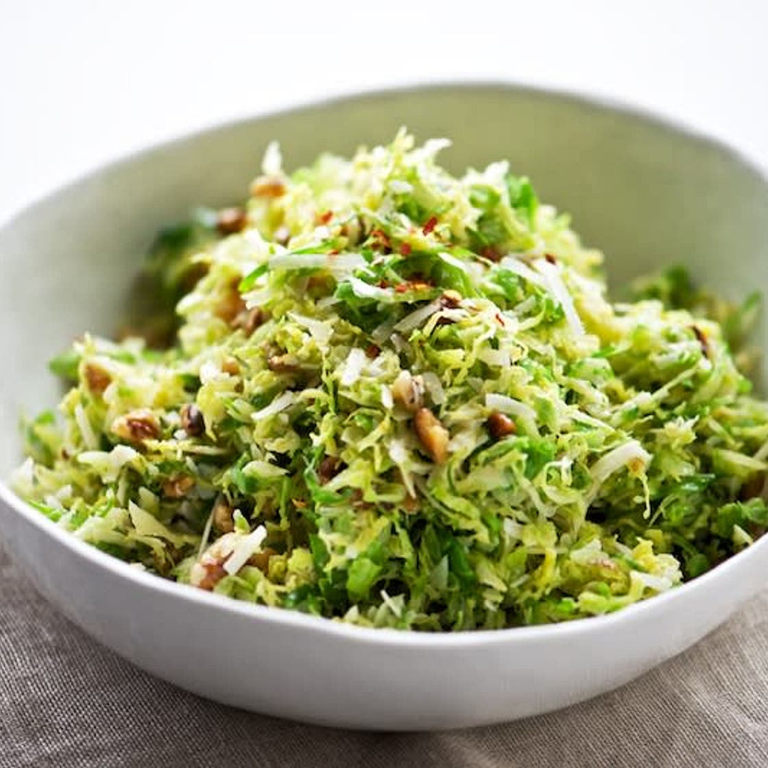 Shaved Brussels Sprouts & Pecorino Salad