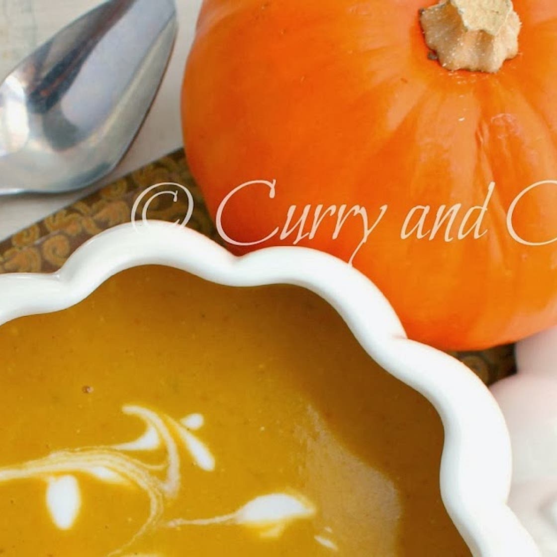 Curried Pumpkin Lentil Soup