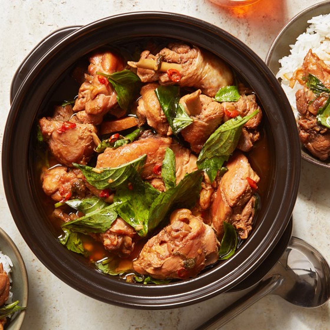 Three-Cup Chicken (San Bei Ji) — Epicurious
