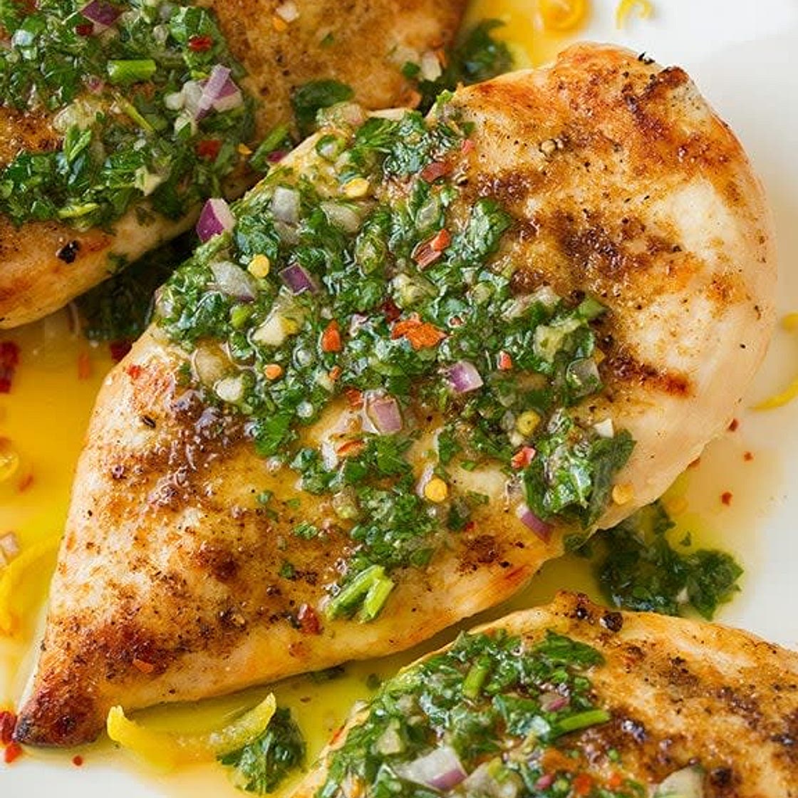 Baked Chimichurri Chicken