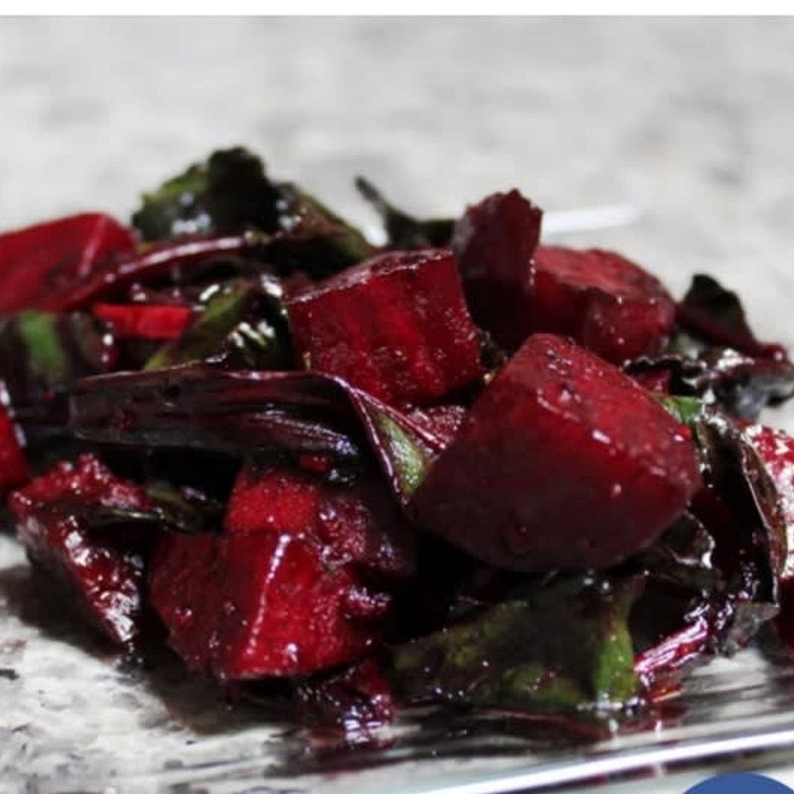 Balsamic Beets and Greens