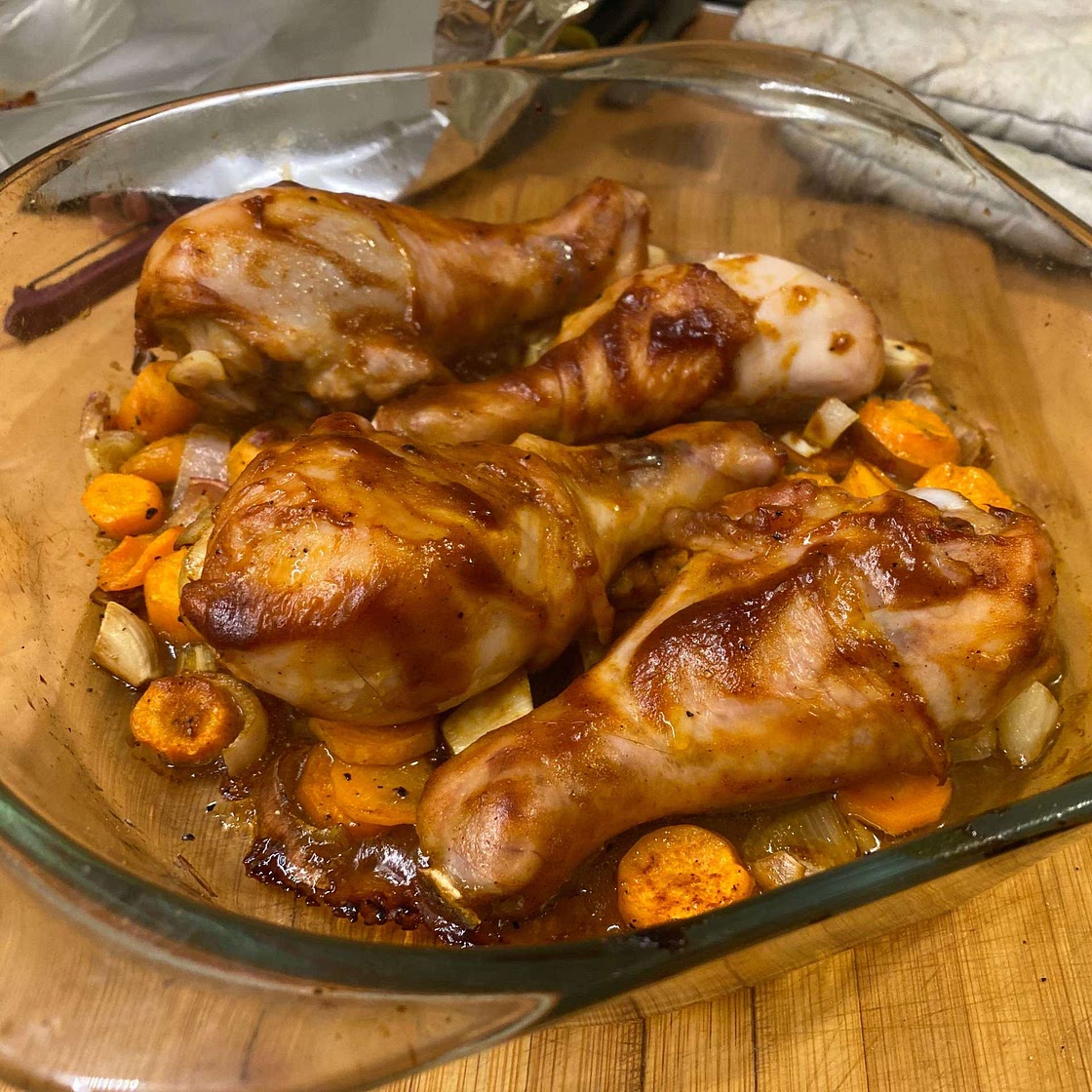 Oven Roasted BBQ Chicken Legs