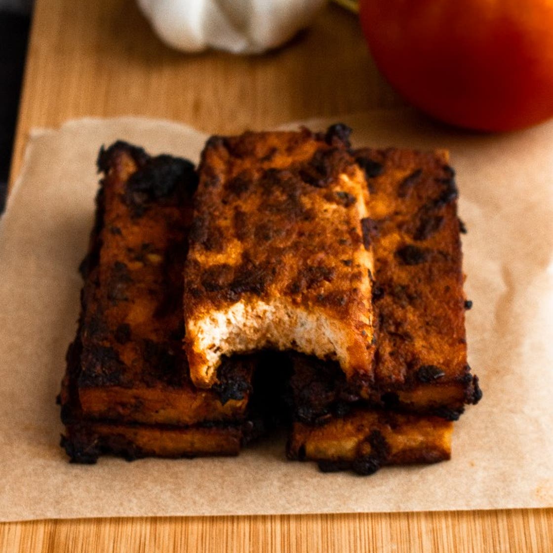 Balsamic Tomato Tofu Cutlets