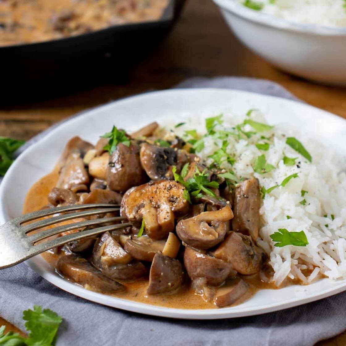 Mushroom Stroganoff