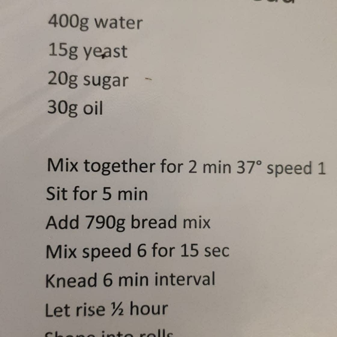 Thermomix Bread