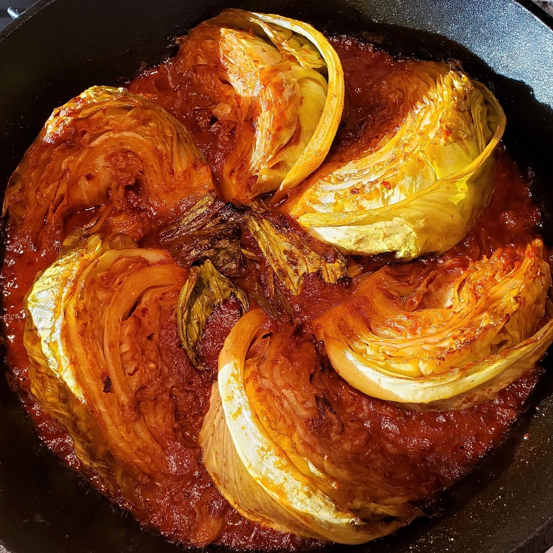 Fall-Apart Caramelized Cabbage