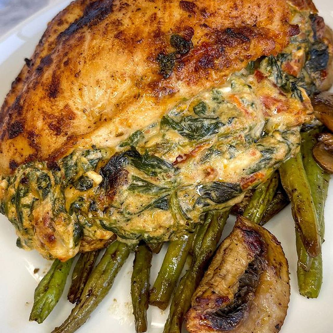 Stuffed chicken breast