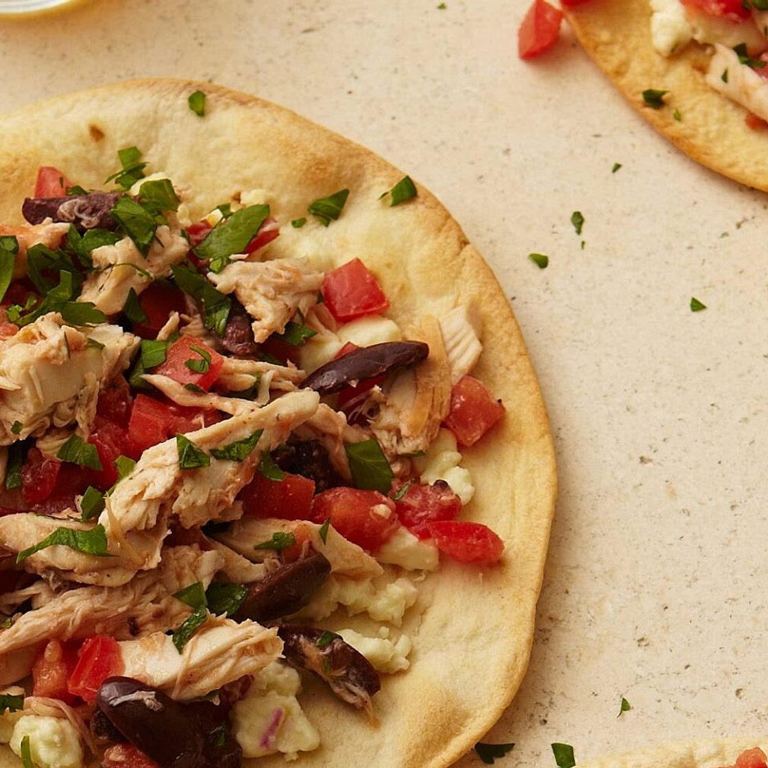Chicken & Feta Tostadas