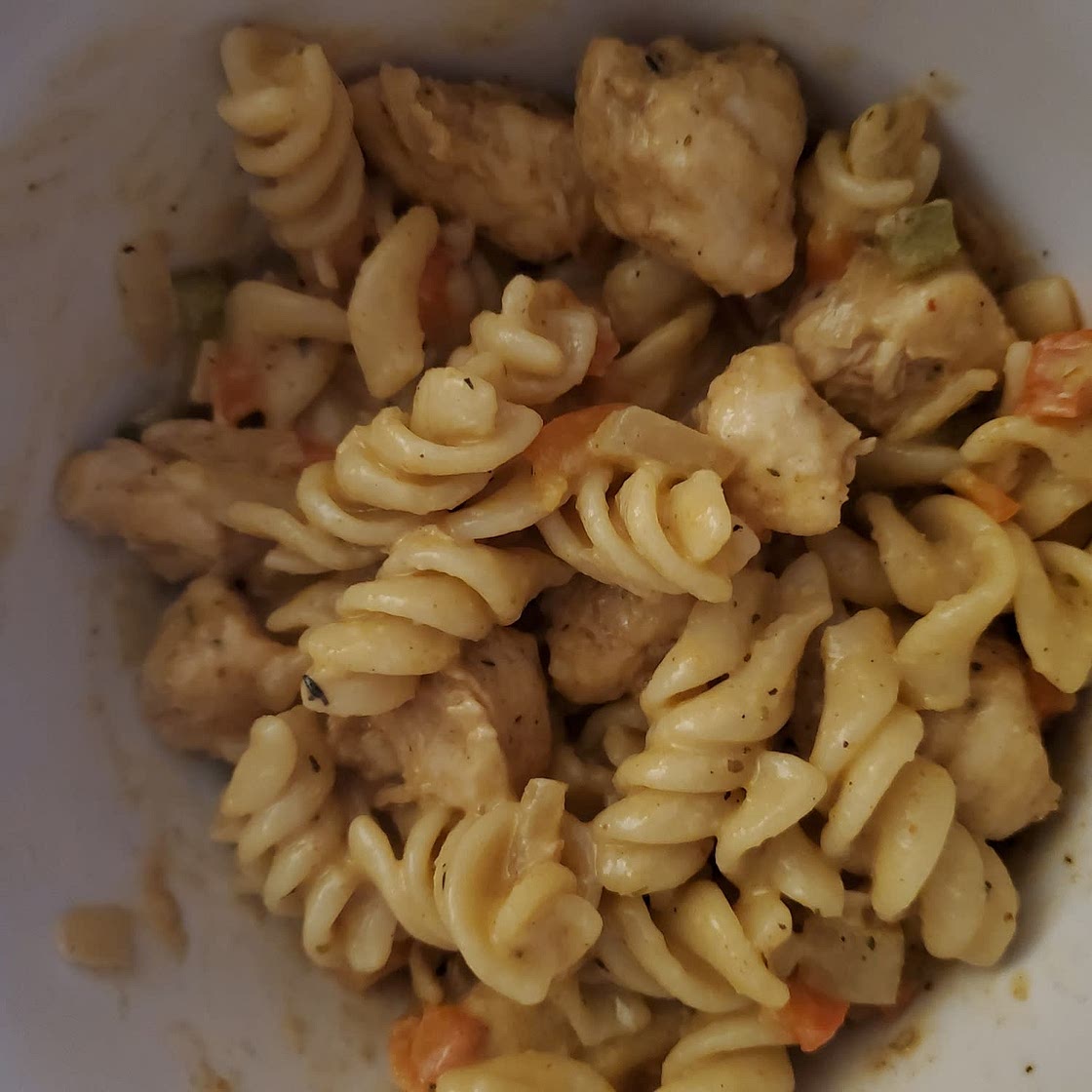 Lighter Creamy Cajun Chicken Pasta