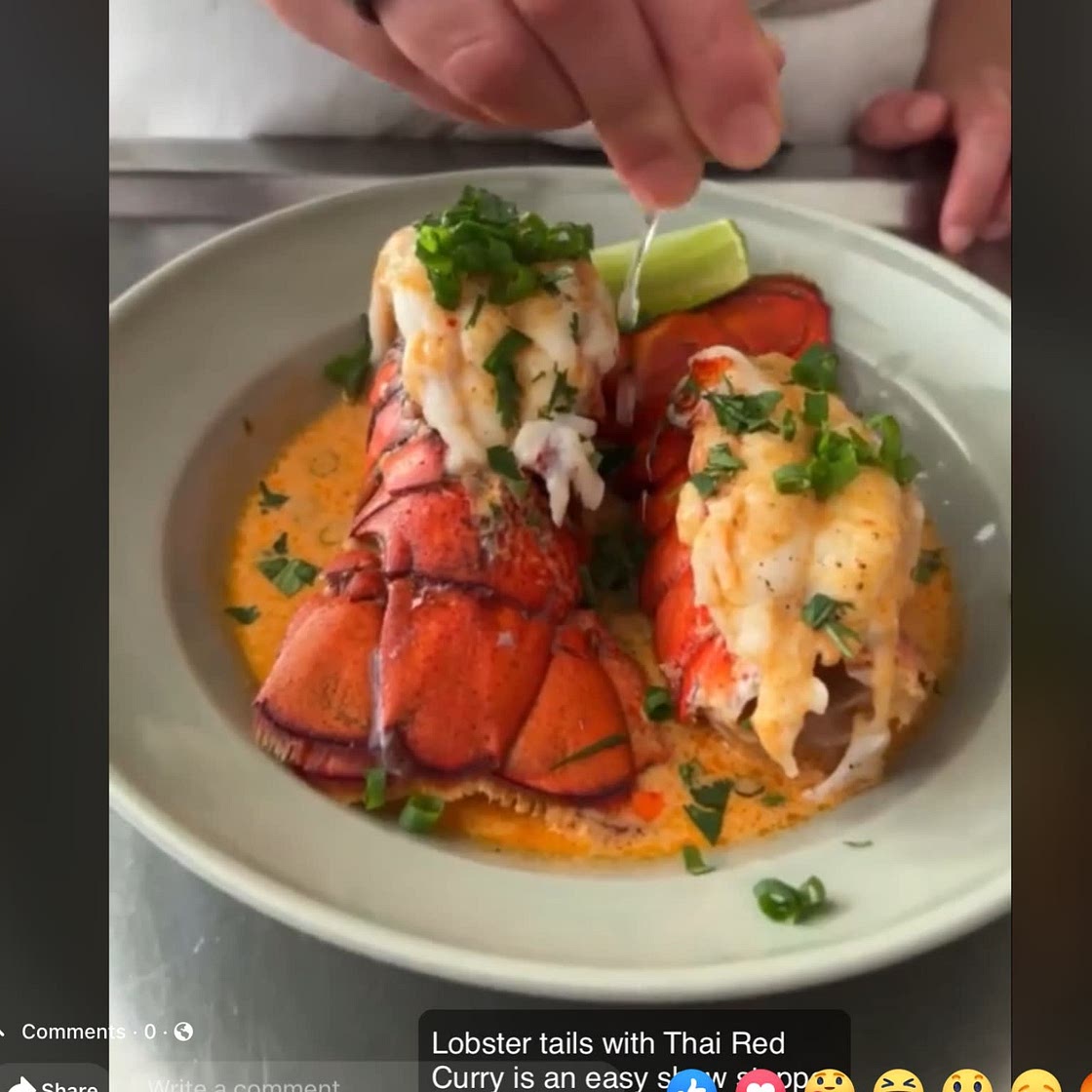 Lobster thai curry clearance