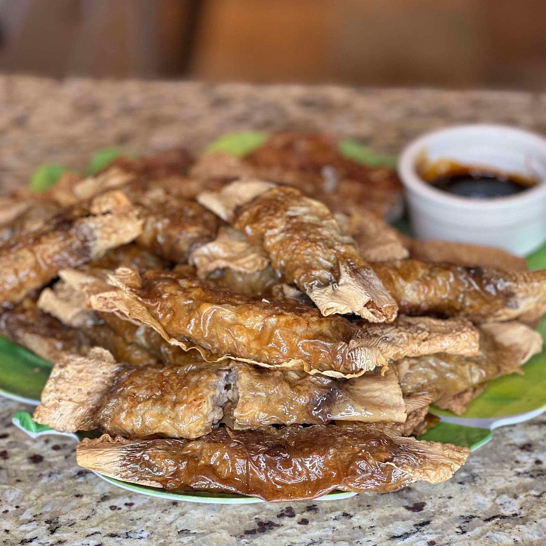 5-spice beancurd meat rolls aka Ngor Hiang / Lobak