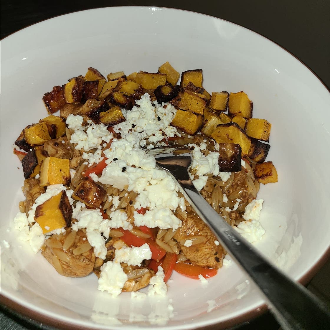 One-Pot Greek Oregano Chicken and Orzo with Tomatoes in Garlic Oil