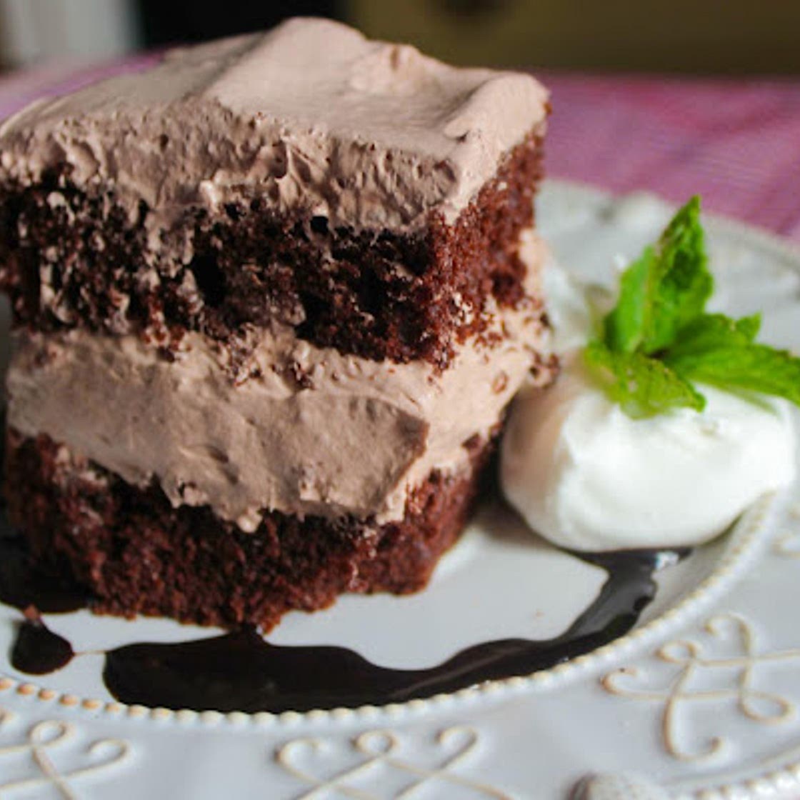 Three Musketeer Chocolate Cake