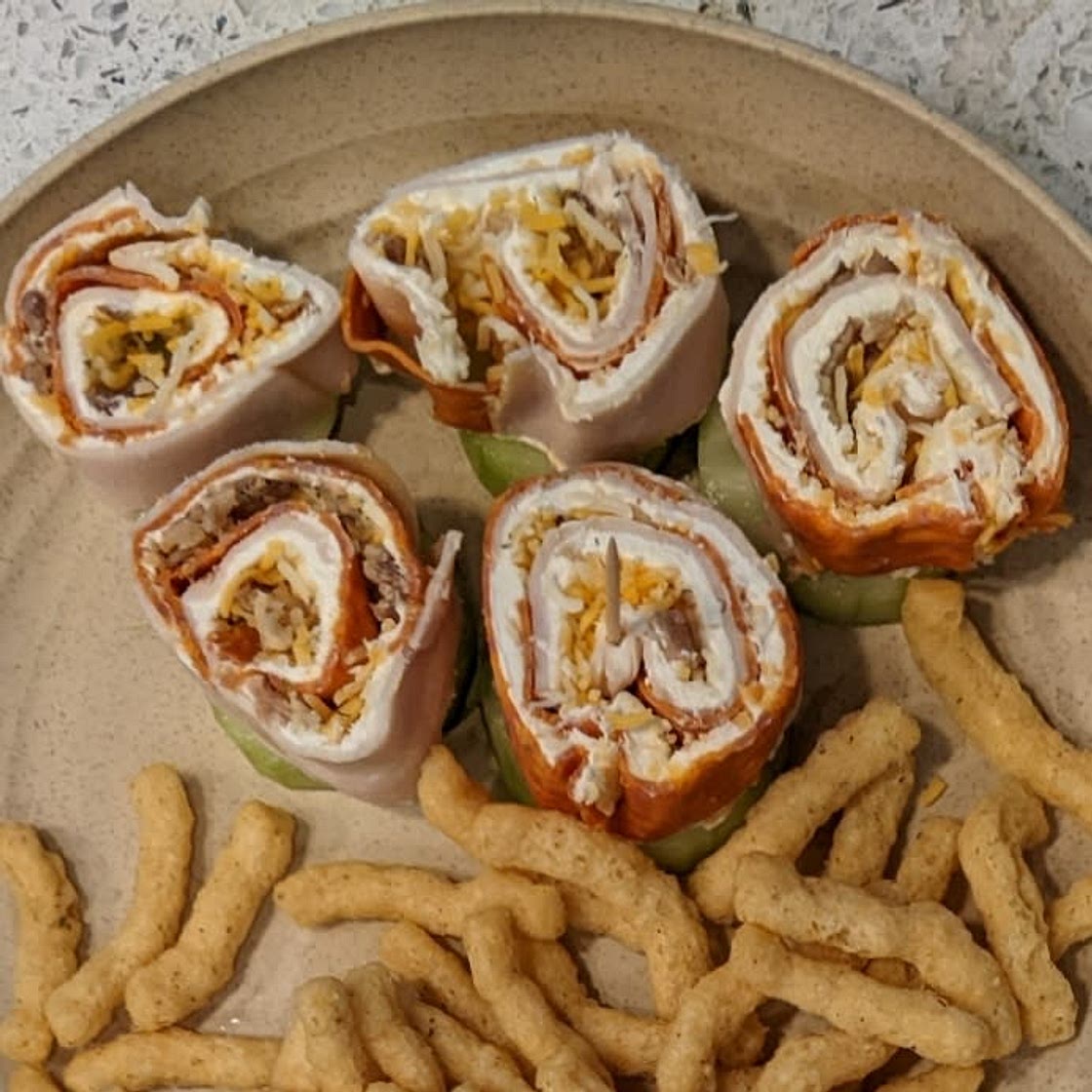 Turkey Bacon Ranch Pinwheels