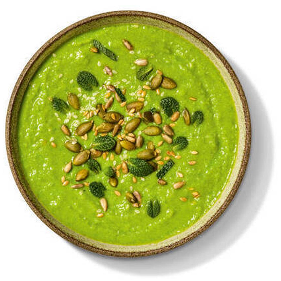 Pea and leek soup