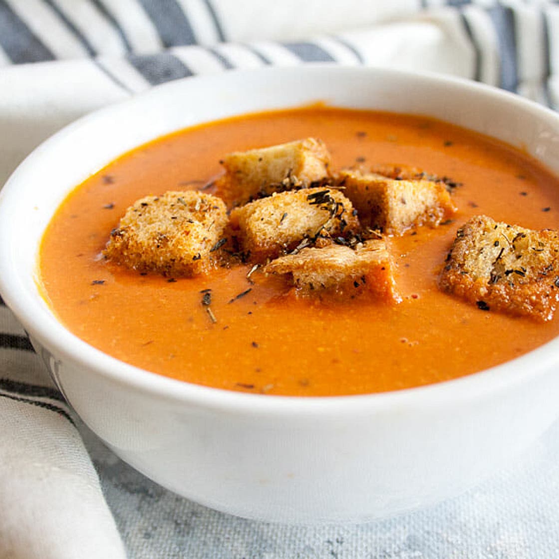 Easy Vegan Tomato Soup With Tomato Paste
