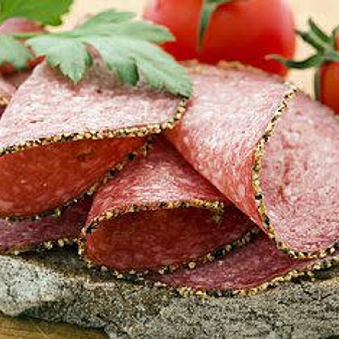 Bread with Salami