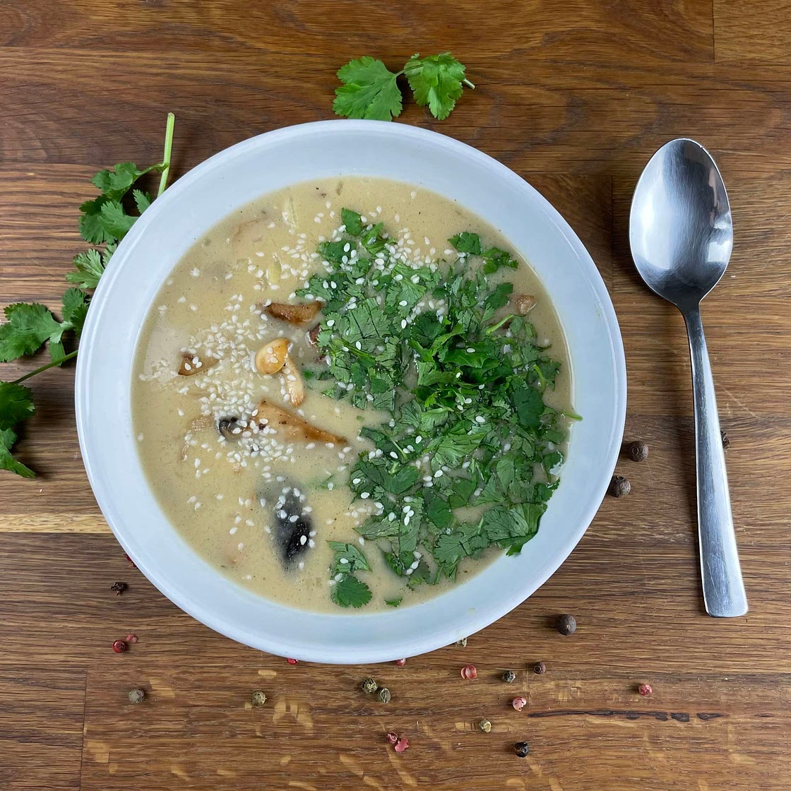 Exotic Mushroom Soup 
