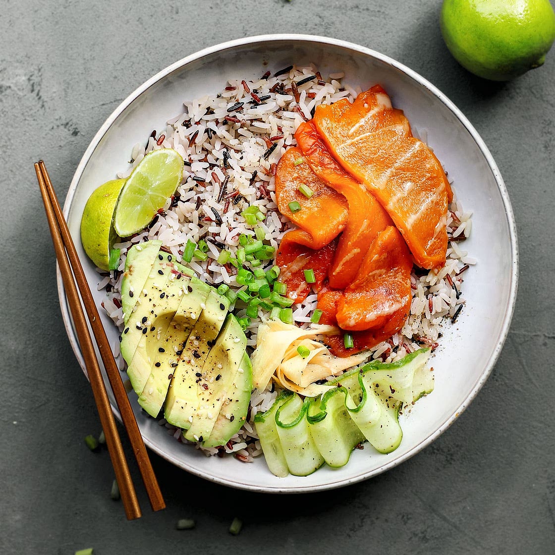 Sushi Bowls with Vegan Smoked "Salmon"