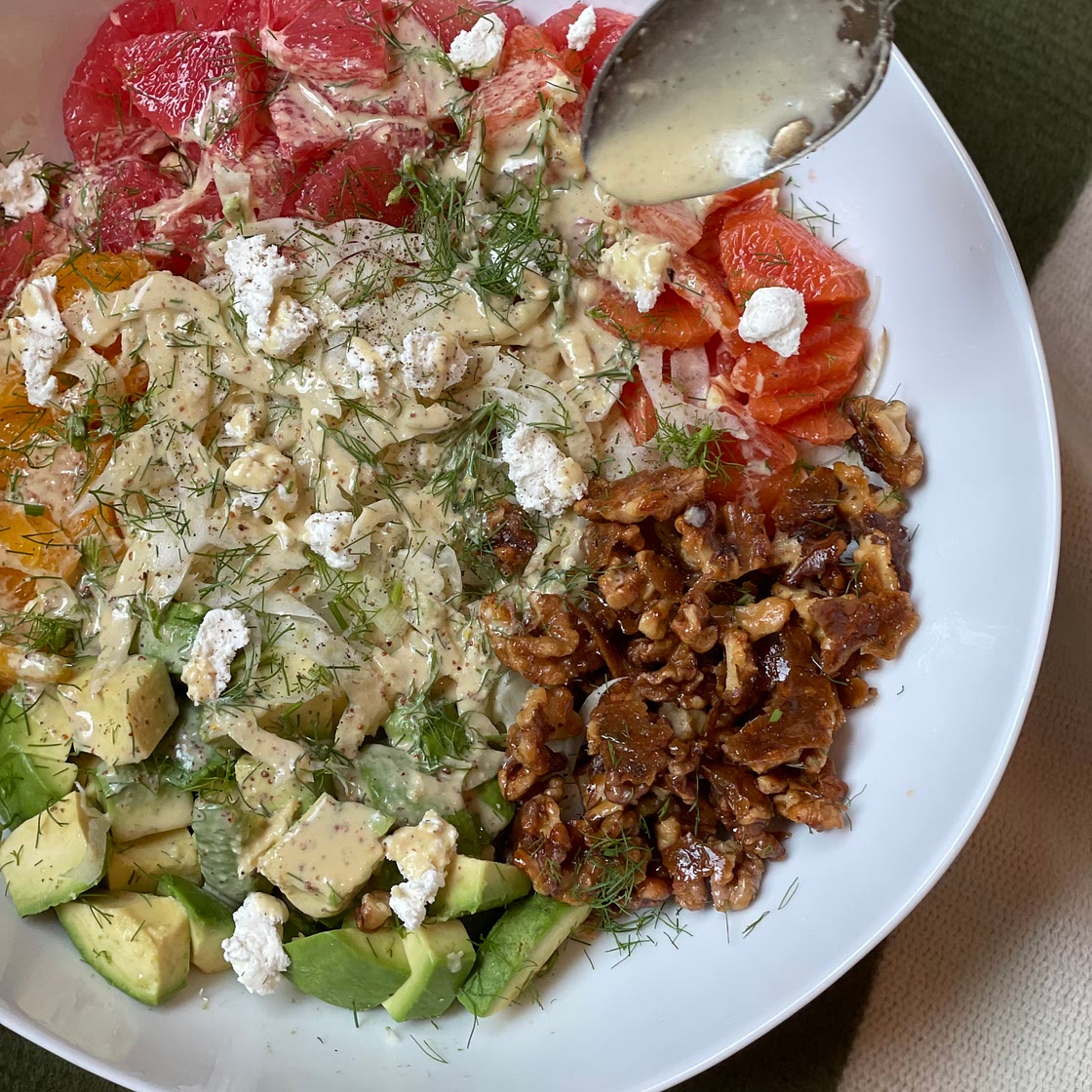 Fennel & Citrus Salad with Goat Cheese