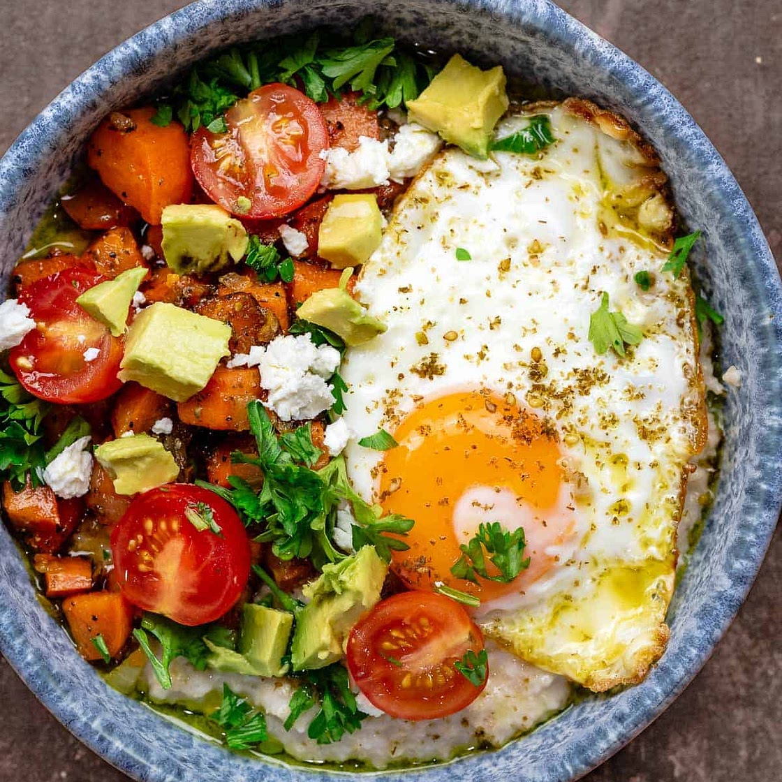 Easy Savory Oatmeal Bowls Recipe