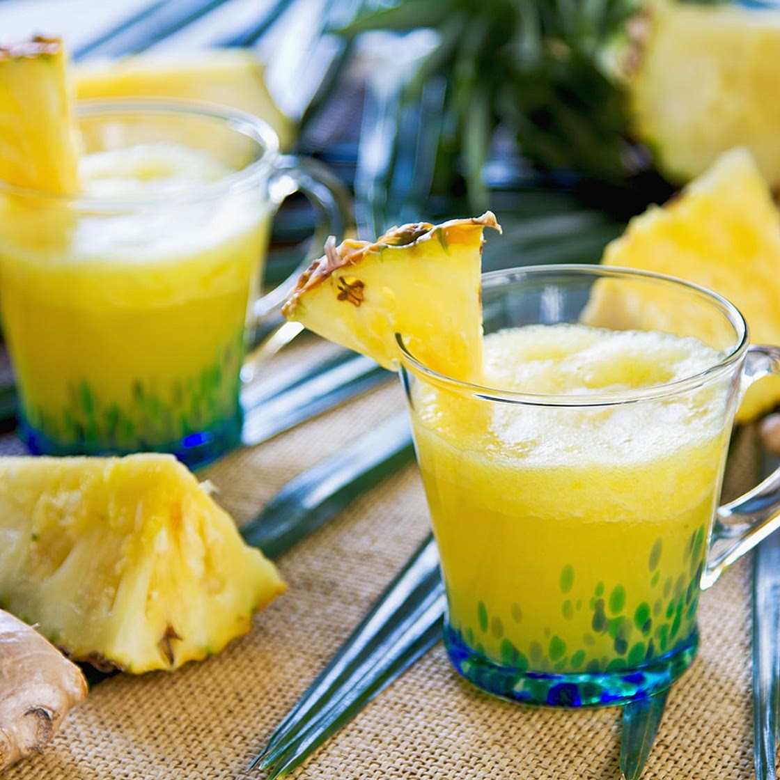 Pineapple and Ginger Smoothie for Pain and Inflammation