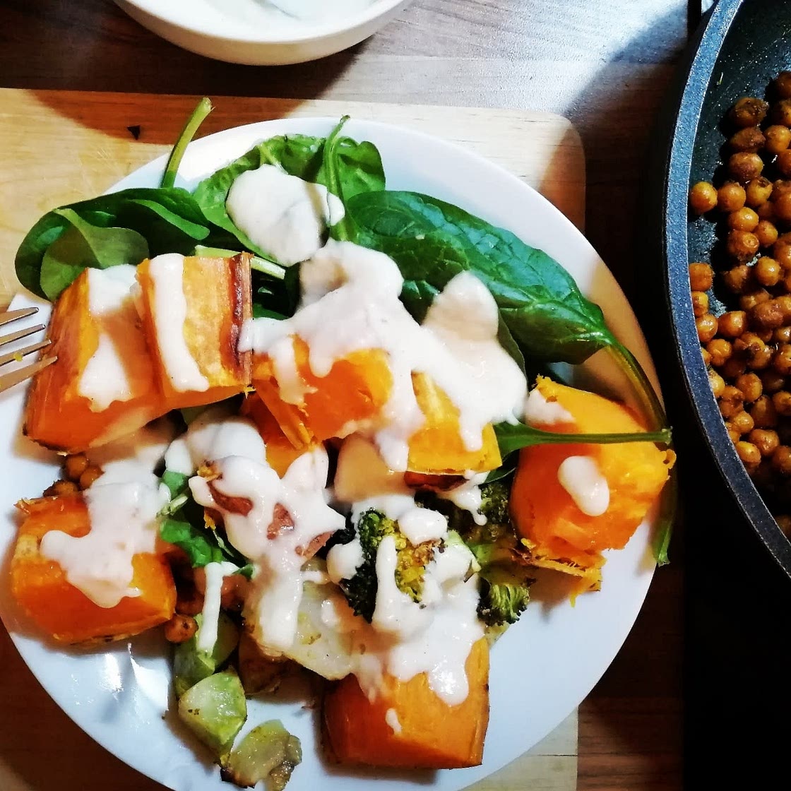 Sweet Potato Chickpea Buddha Bowl