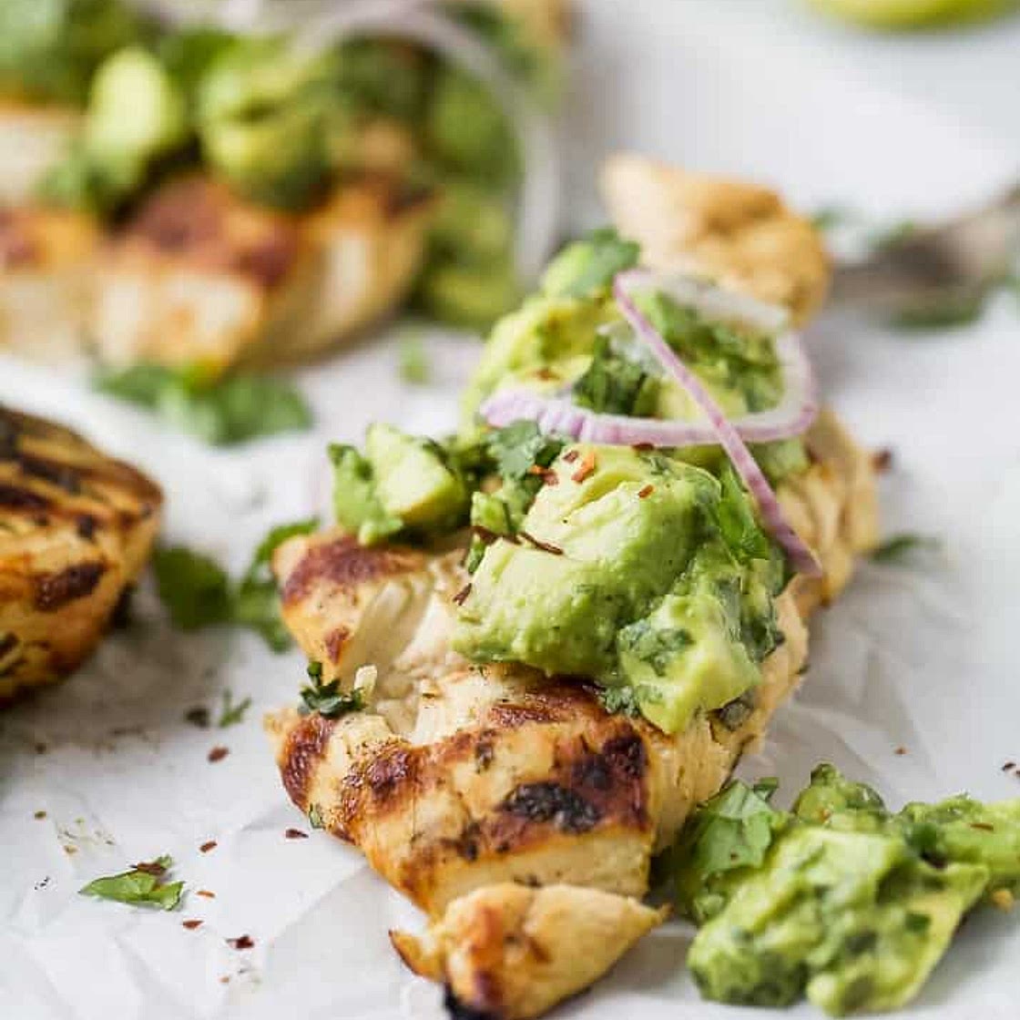 Chicken with Lime Dressing