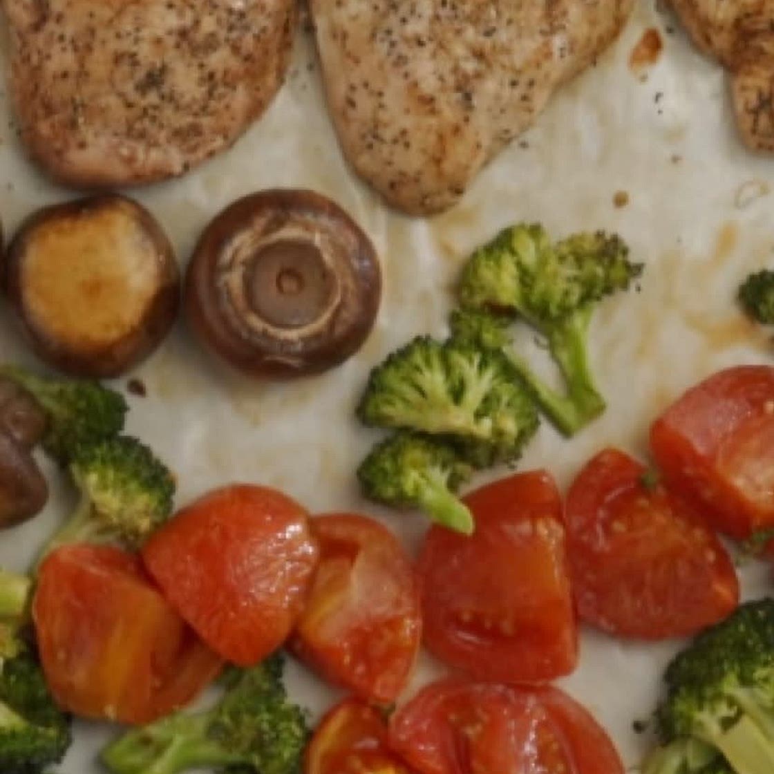 Sheet Pan Balsamic Chicken & Vegetable 
