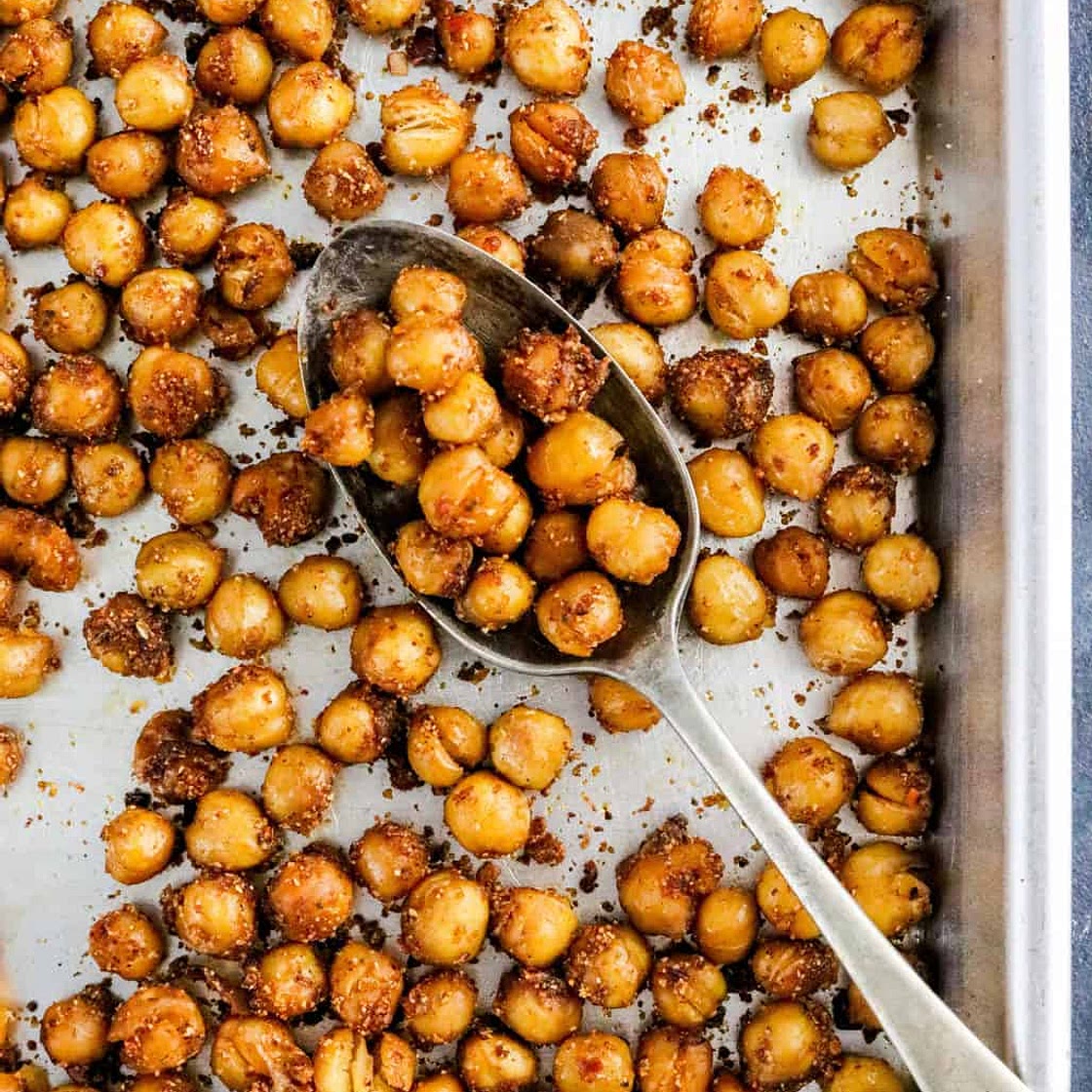 Taco Seasoned Crispy Chickpeas