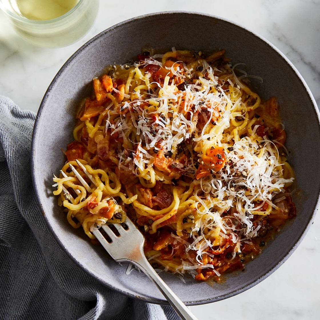 Kimchi Carbonara
