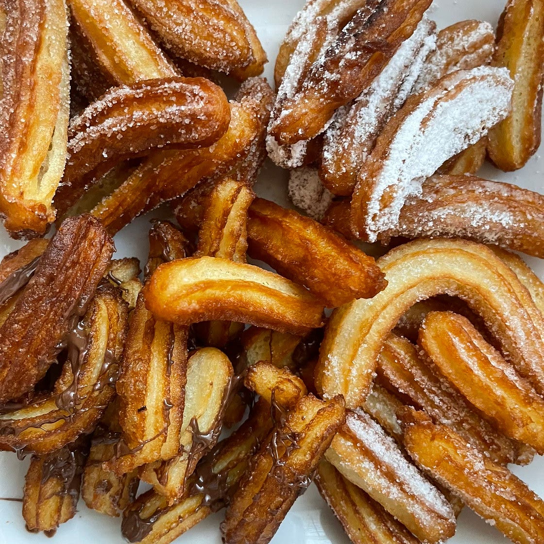 Churros♥️🇪🇸 (vegan alternative included)