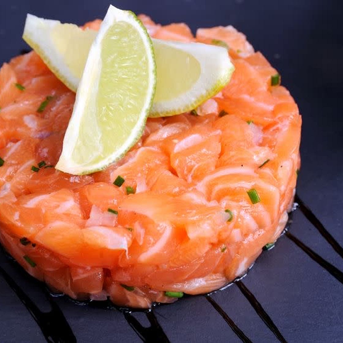 Tartare de saumon à l’orientale