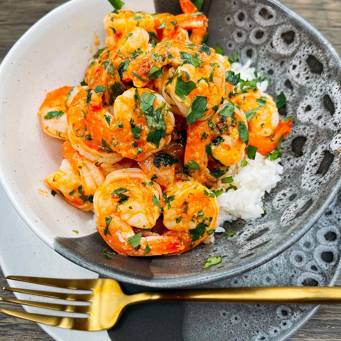 Garlic Chili Shrimp Bowl