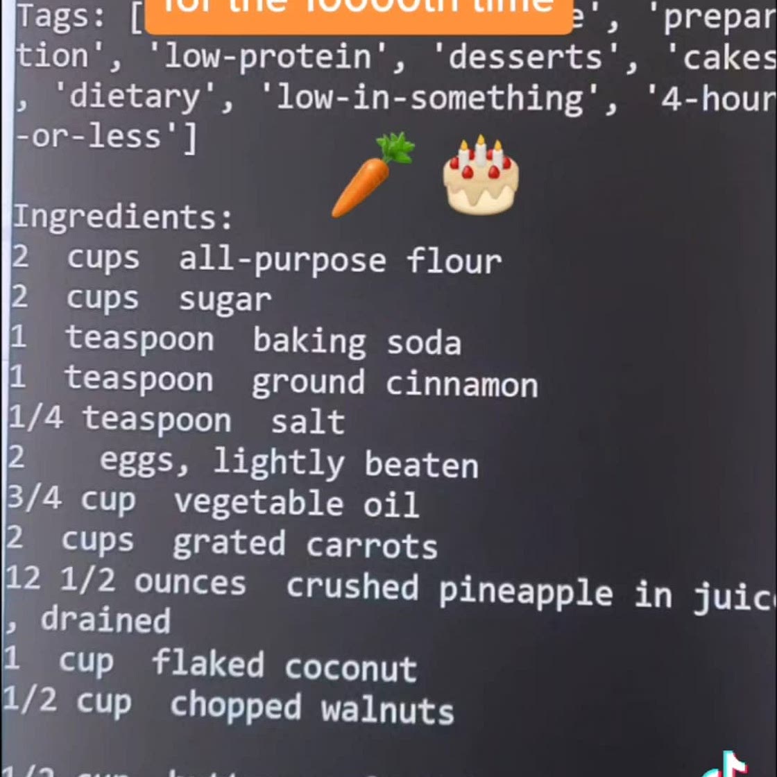 Computer-Generated Carrot Cake