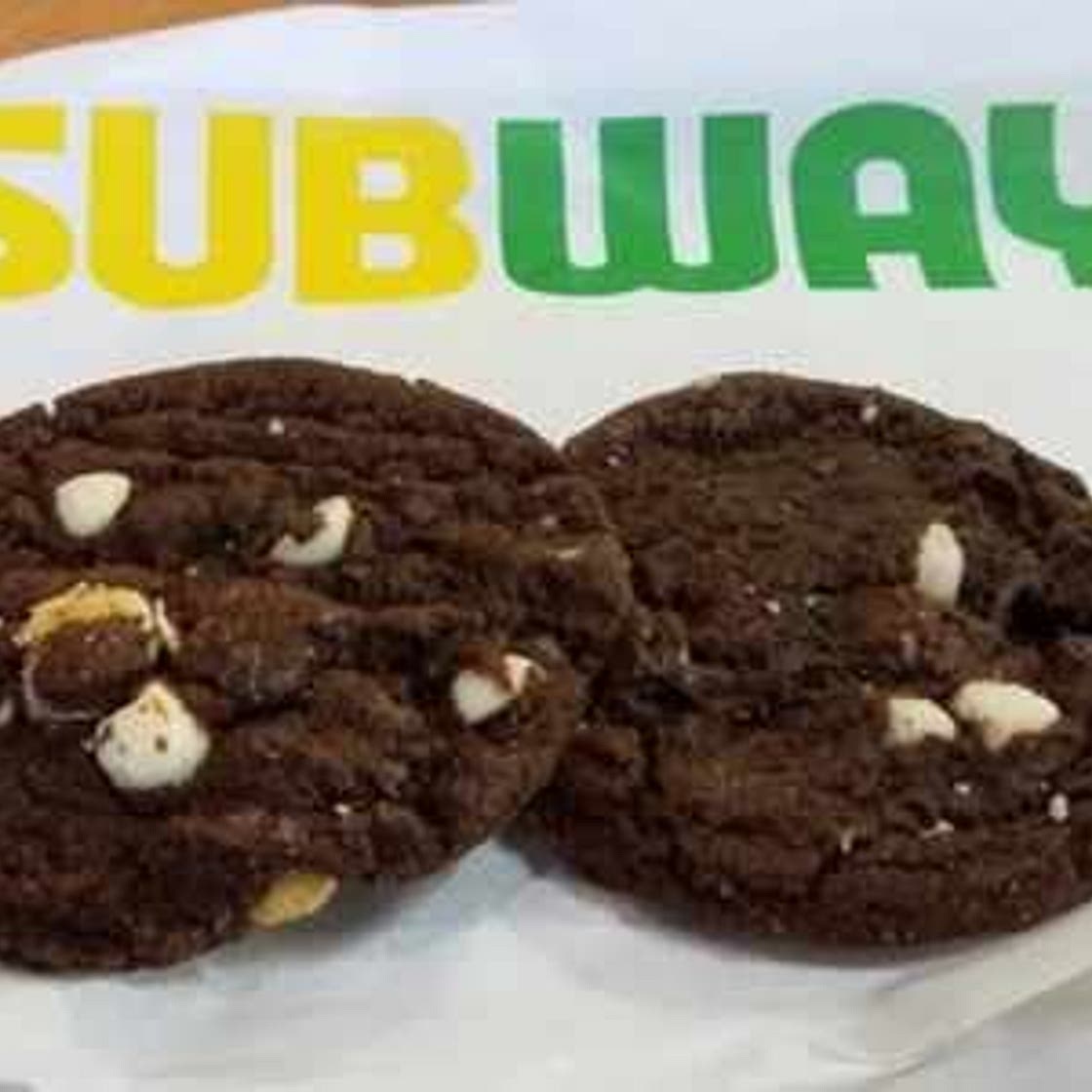 Double chocolate chips subway cookies