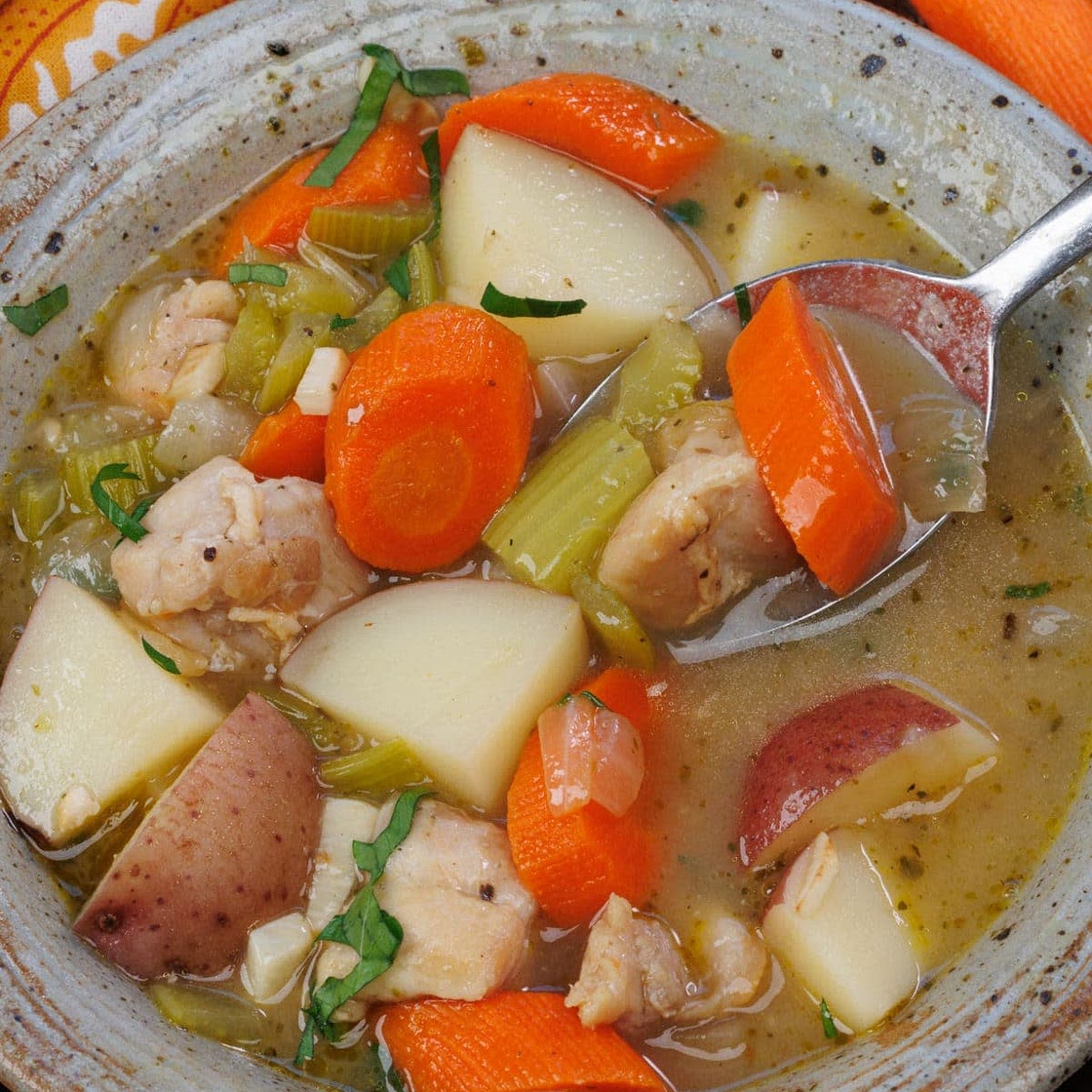 Chicken Stew For One