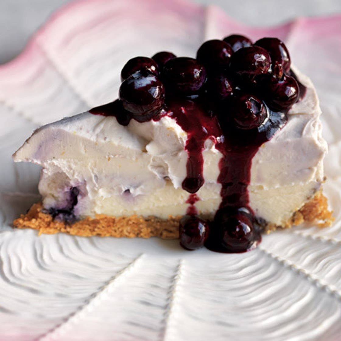Blueberry cheesecake