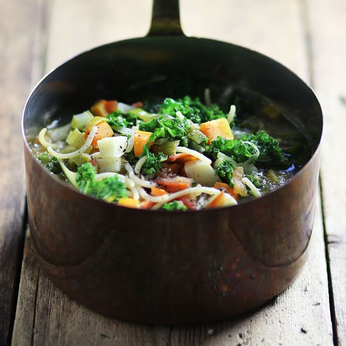 Winter Greens Minestrone