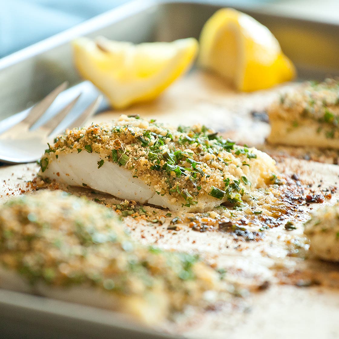 Baked Breaded Cod