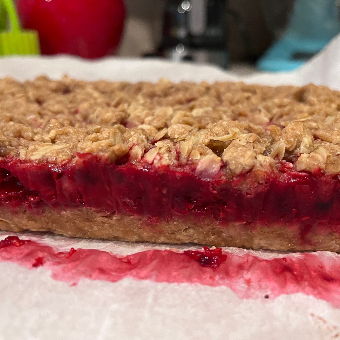 Raspberry Crumble Bars