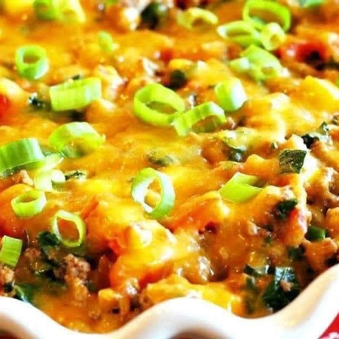 Cheesy Taco Vegetable Skillet